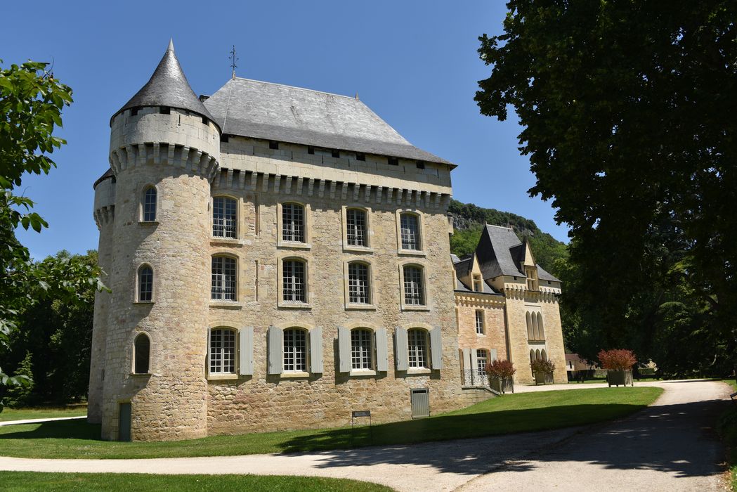 vue sud du château