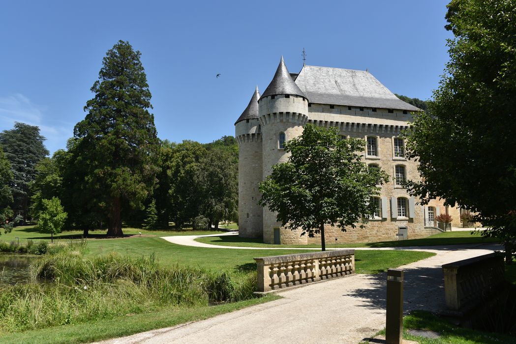 vue sud-ouest du château