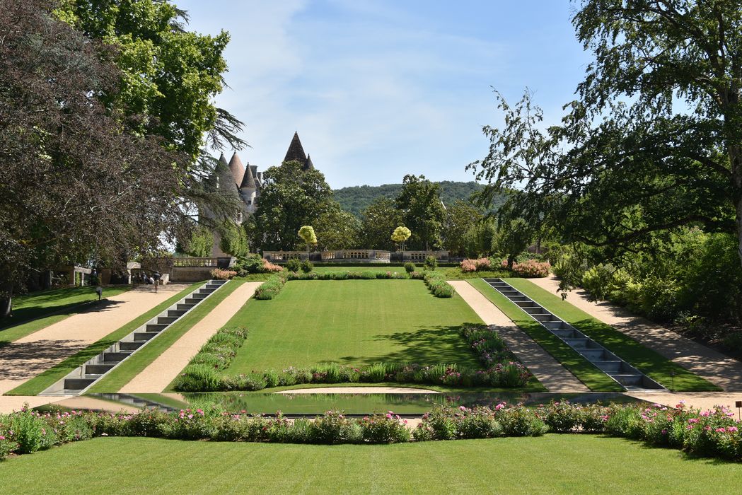 parterre (art topiaire), jeu d’eau