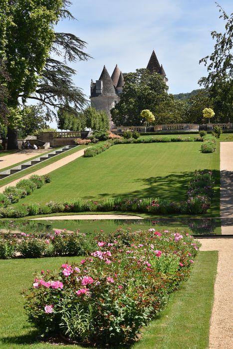 massif fleuri, parterre (art topiaire)