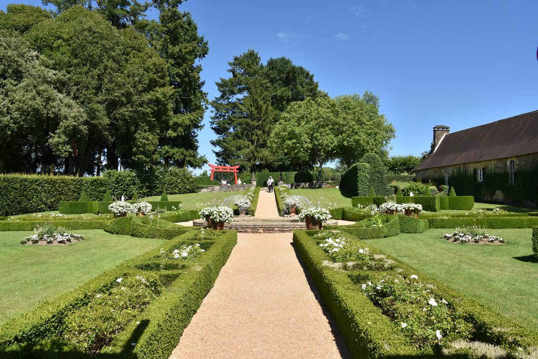 chemin bordures, (art topiaire)