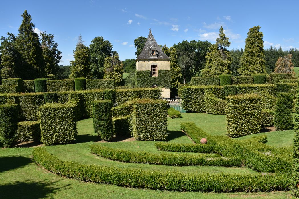 bordures (art topiaire), petit pavillon