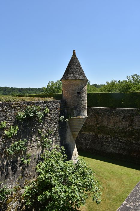 fossé du château et tours