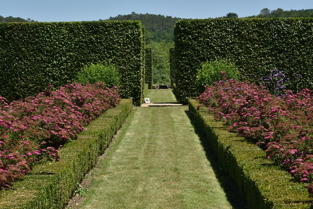 broderies (art topiaire), massif fleuri