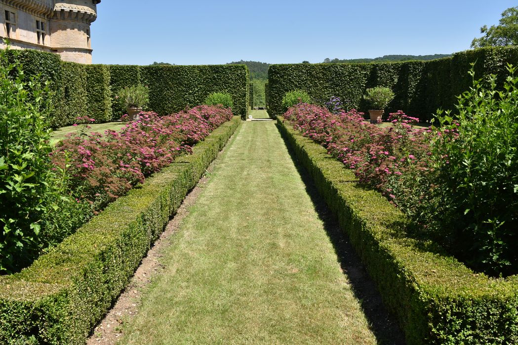 broderies (art topiaire), massif fleuri