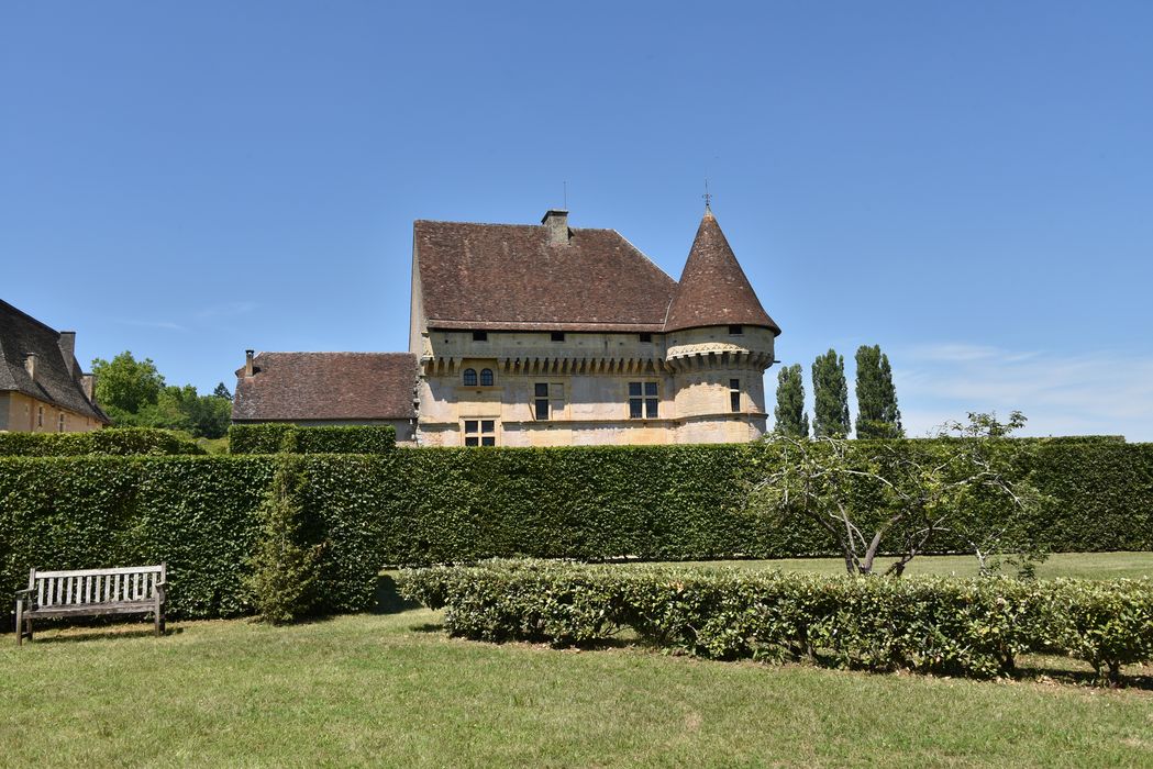 broderies (art topiaire), façade Sud