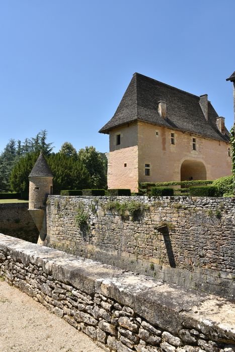 mur d’enceinte, façade Sud-Ouest