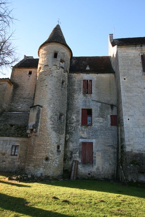 façade nord-est, vue partielle
