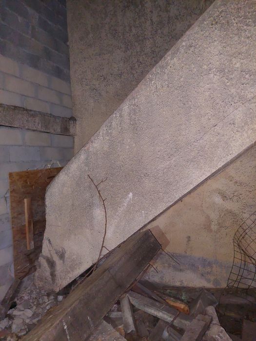 espace intérieur, rampe de l’escalier d’accès au 1er étage