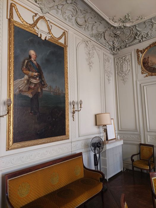grand salon, vue partielle du décor