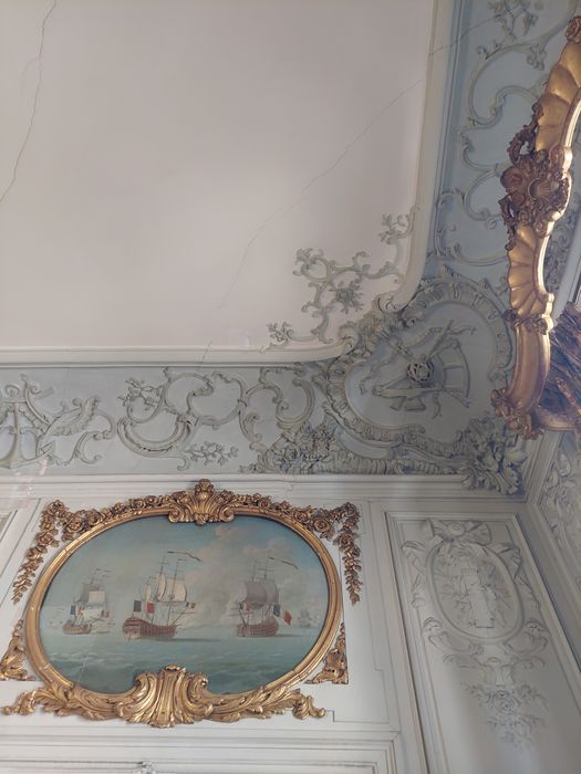 grand salon, vue partielle du décor