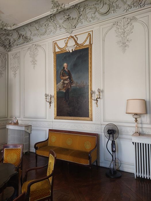grand salon, vue partielle du décor