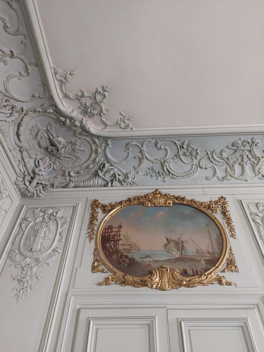 grand salon, vue partielle du décor