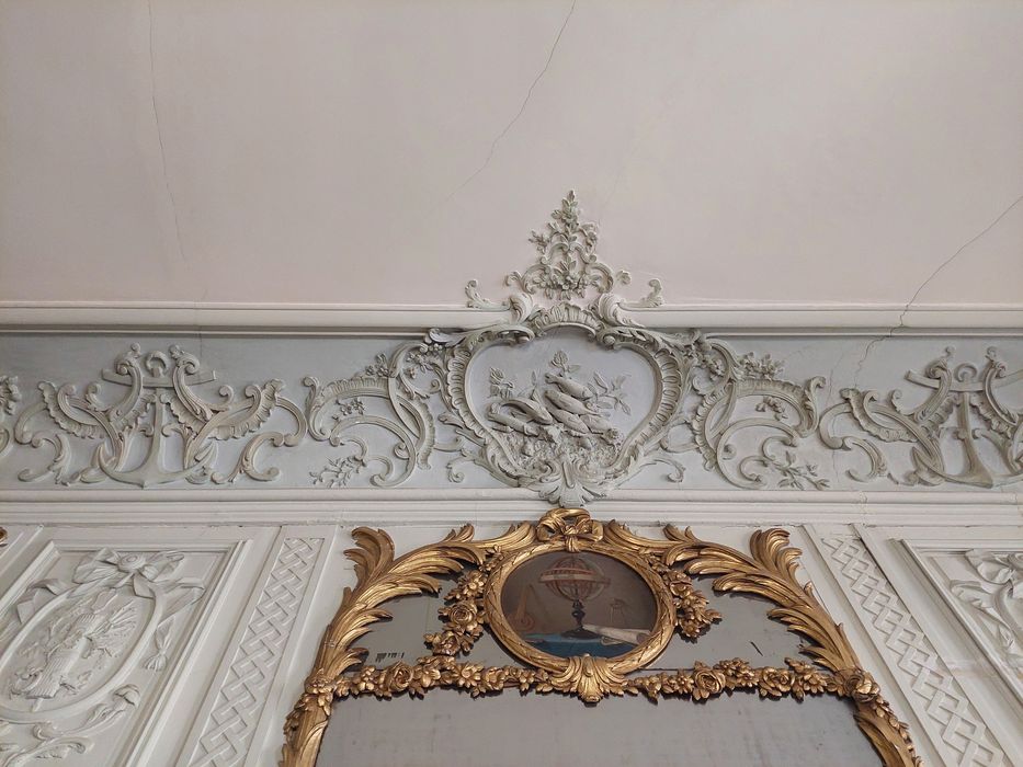 grand salon, vue partielle du décor