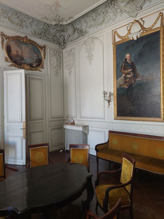 grand salon, vue partielle du décor