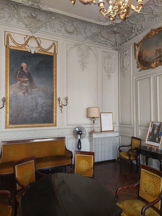 grand salon, vue partielle du décor