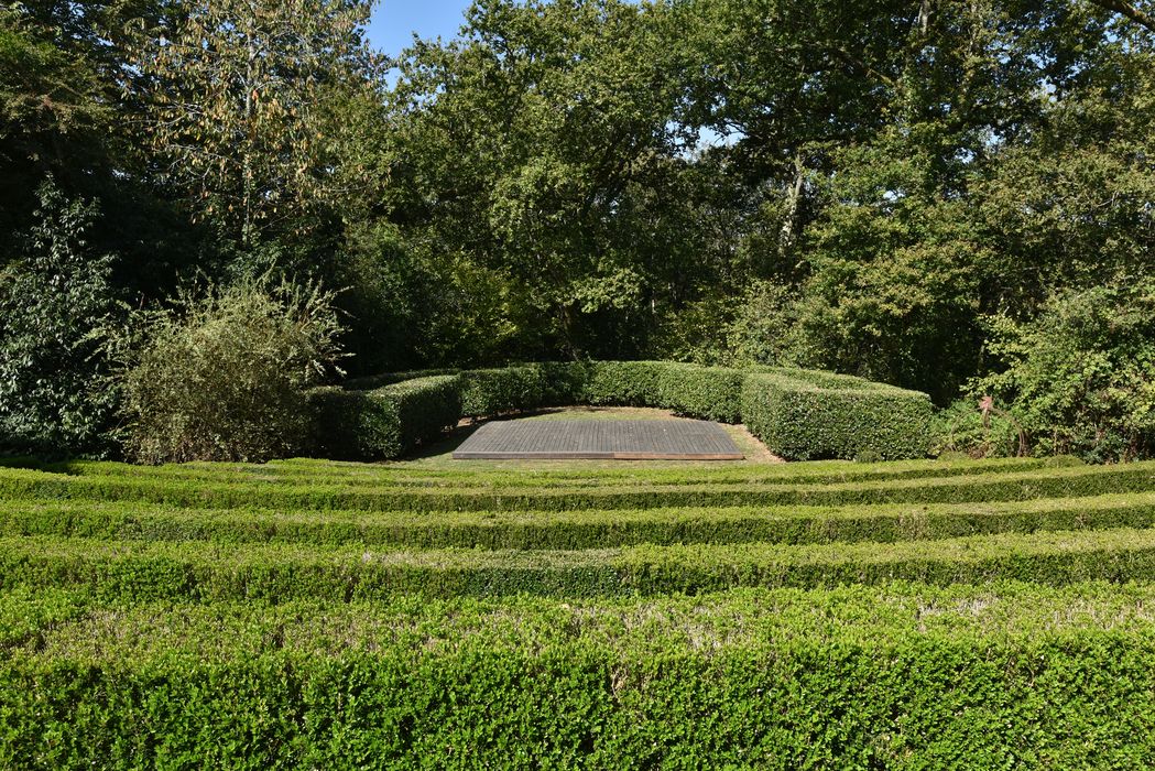 théâtre de verdure, broderies (art topiaire)