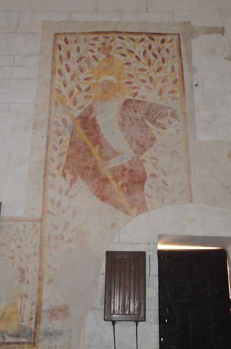 peinture monumentale : Saint Christophe