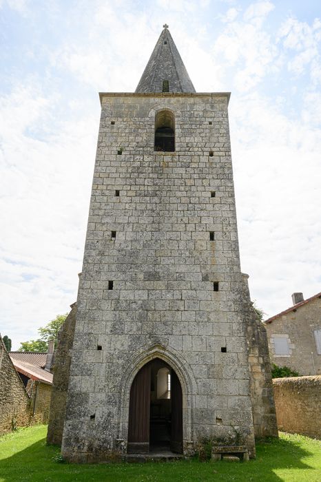 clocher, élévation ouest