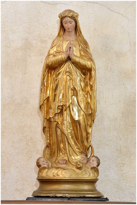 statue (petite nature) : Vierge