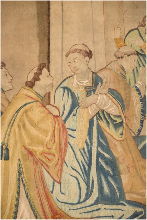 pièce murale : l'ordination de saint Etienne, détail