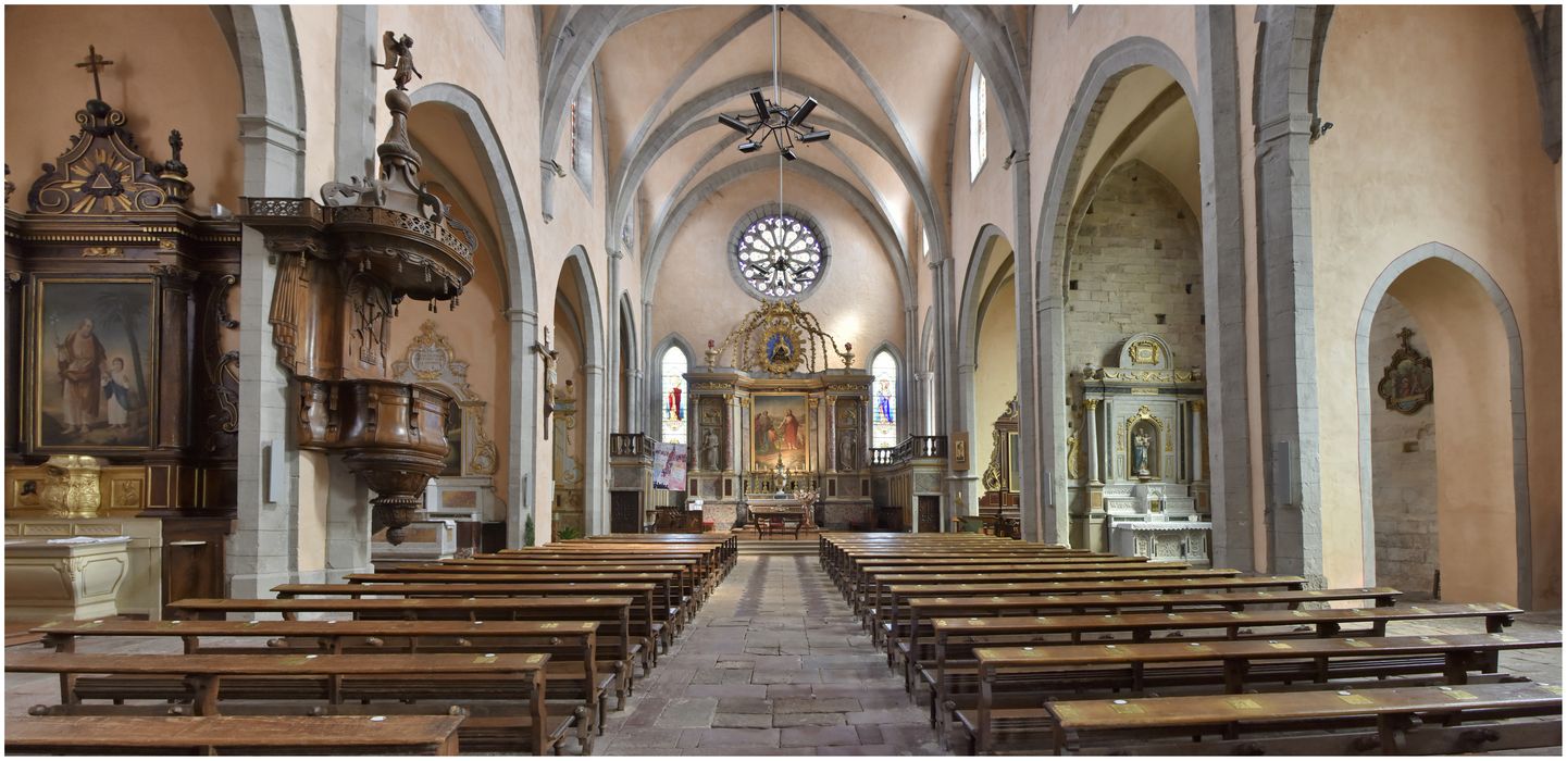 Eglise (ancienne cathédrale) : Nef, vue générale