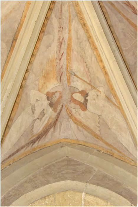 chapelle seigneuriale, peinture monumentale