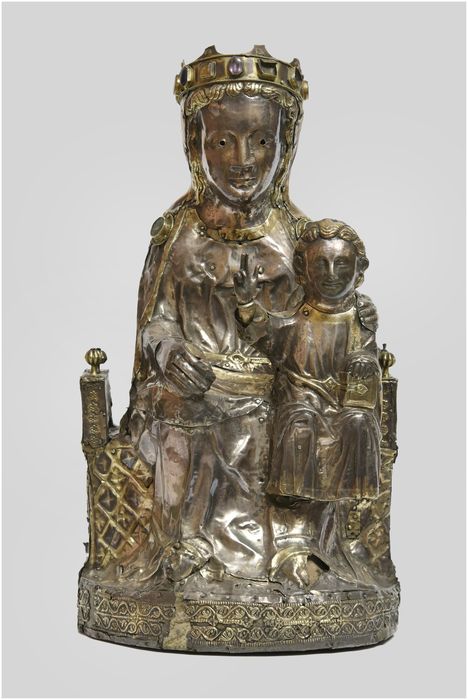 statue : Vierge à l'Enfant assise