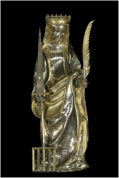 statue : sainte Foy