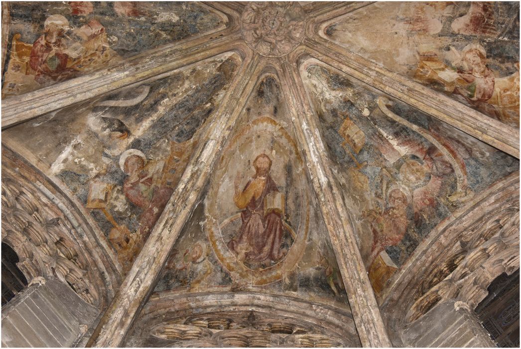 Chapelle de Tous les Saints, peintures monumentales, détail