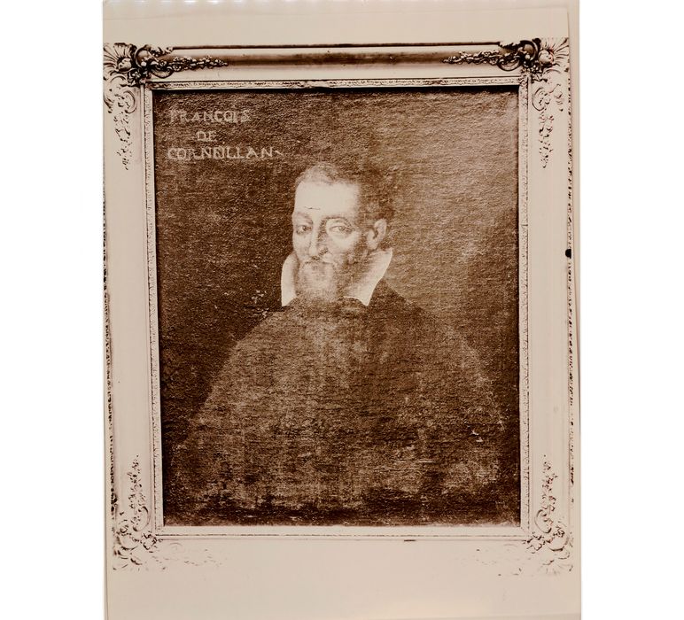 tableau, cadre : portrait de François de Corneilhan