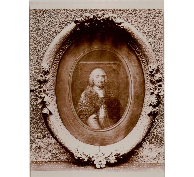 tableau, cadre : portrait de Gabriel Levoyer de Paulmy