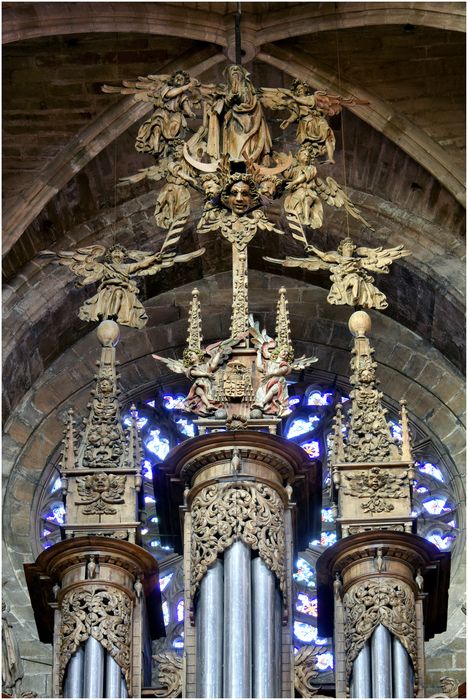 orgue de tribune : Buffet d'orgue, détail