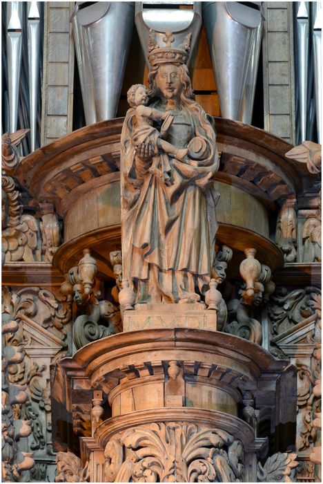 orgue de tribune : Buffet d'orgue, détail