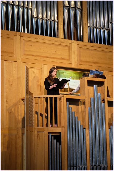 orgue de tribune, vue partielle