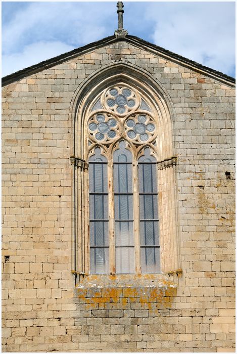 Façade occidentale, détail de la baie centrale