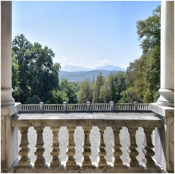 vue sur le mont Vallier depuis la terrasse sud