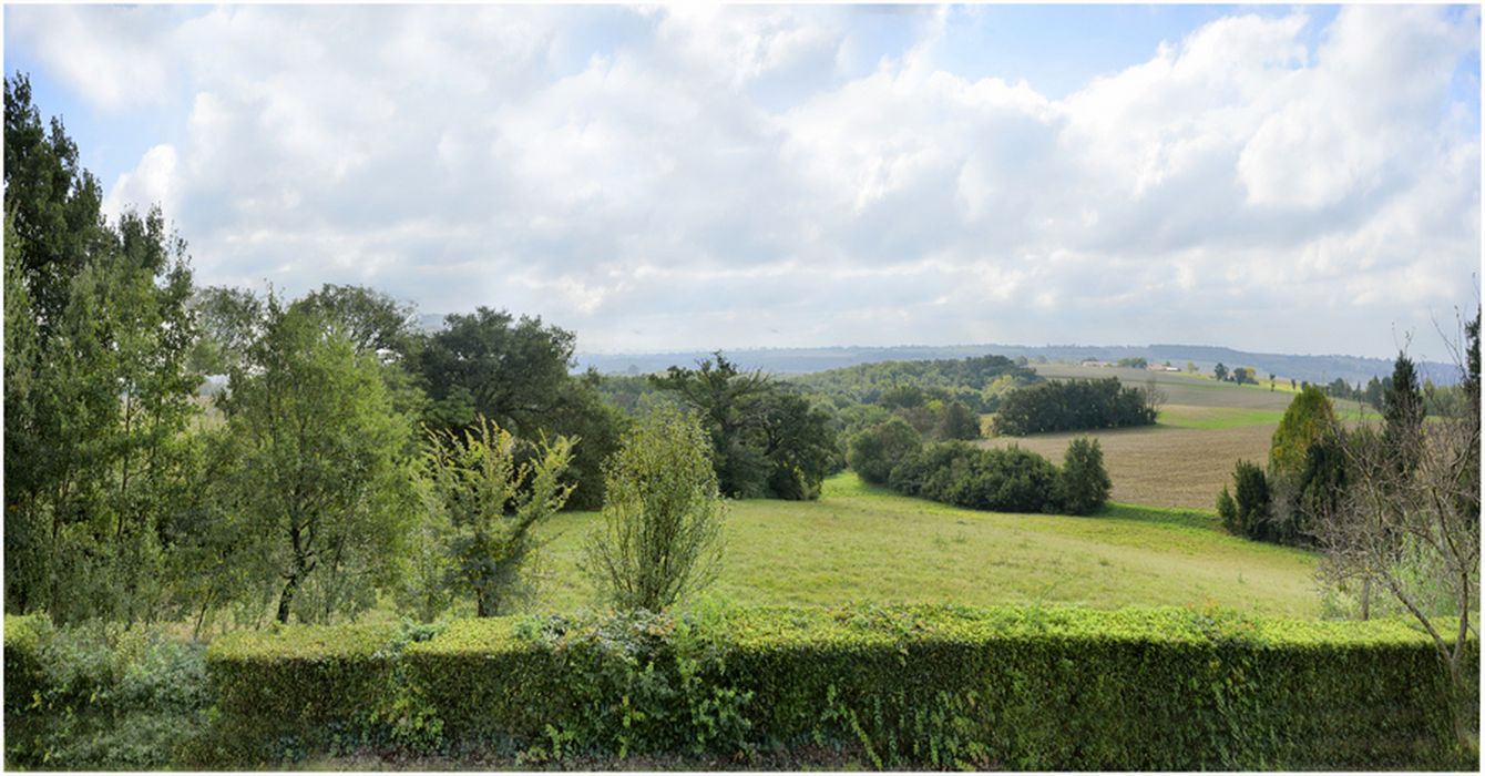 vue générale de l’environnement depuis la terrasse sud