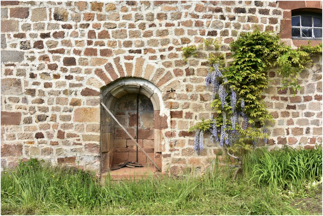 communs, façade sud-ouest, détail