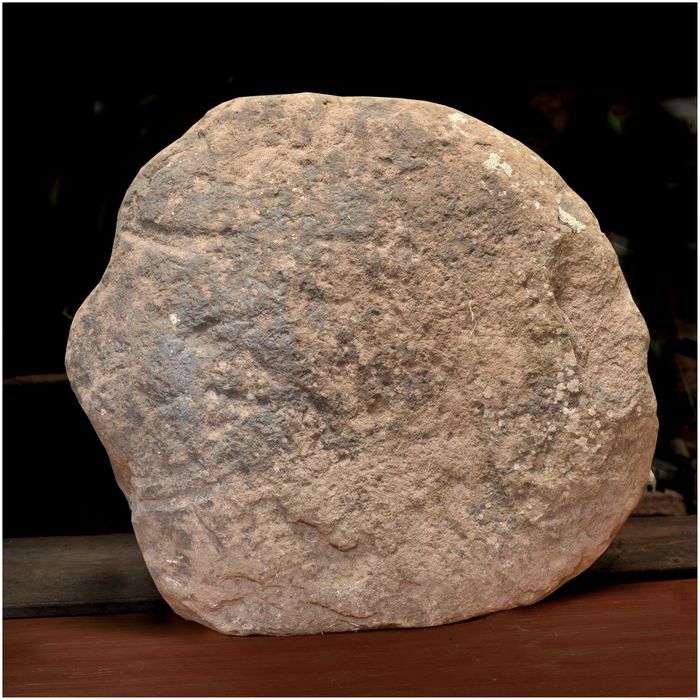 statue-menhir de Bancanel - © Ministère de la Culture (France), Direction Régionale des Affaires Culturelles d'Occitanie, tous droits réservés