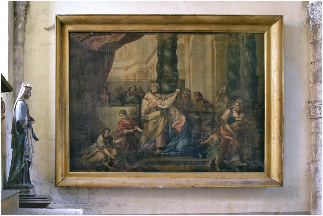 tableau : Présentation au temple