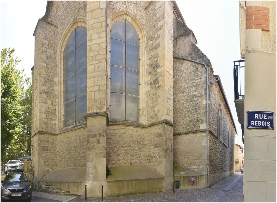 Eglise Saint-Augustin : Chevet, vue partielle