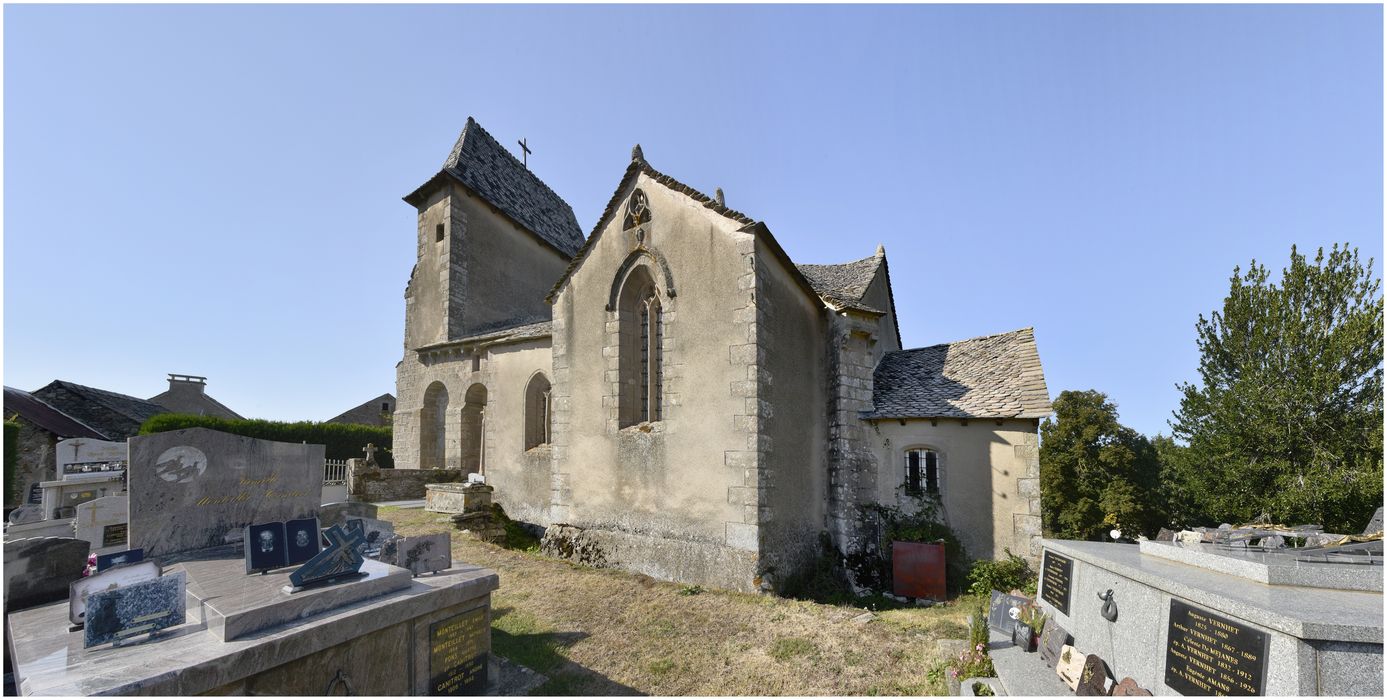 Façade latérale sud, vue générale