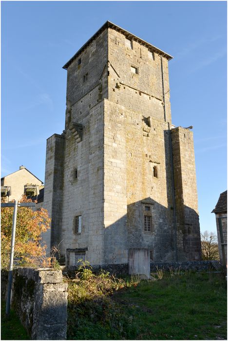 tour maîtresse nord-ouest, élévation nord