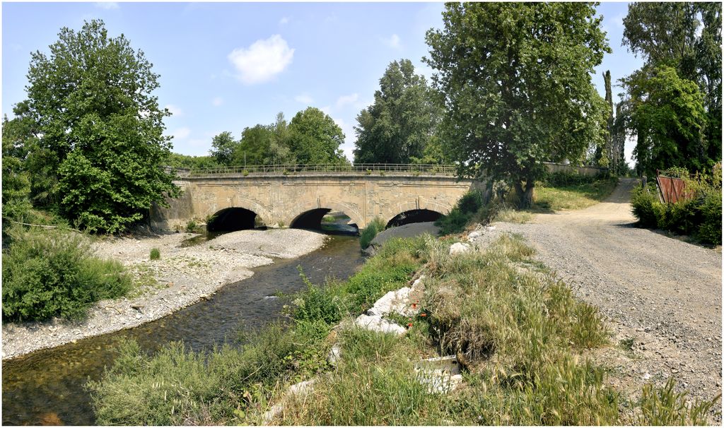 Pont aqueduc sur l'Orbiel.