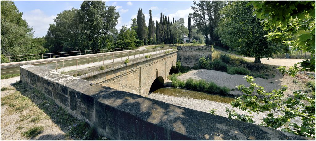 Pont aqueduc sur l'Orbiel.