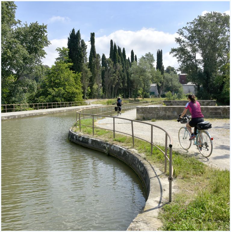 Pont aqueduc sur l'Orbiel.