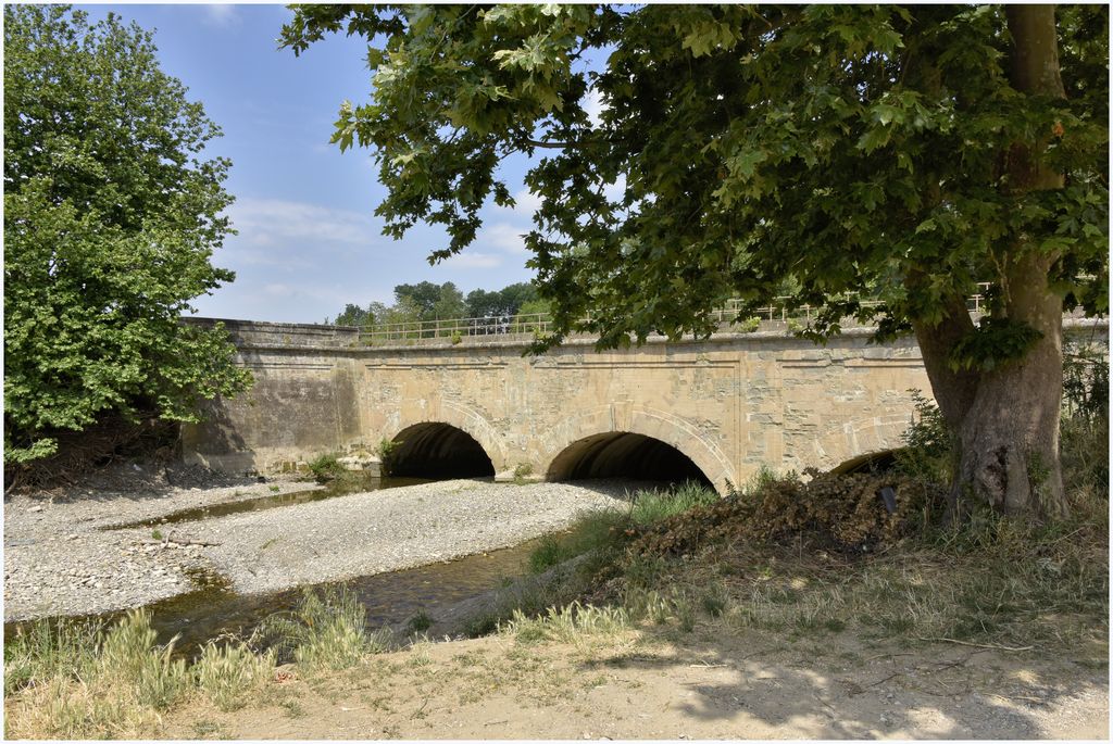 Pont aqueduc sur l'Orbiel.