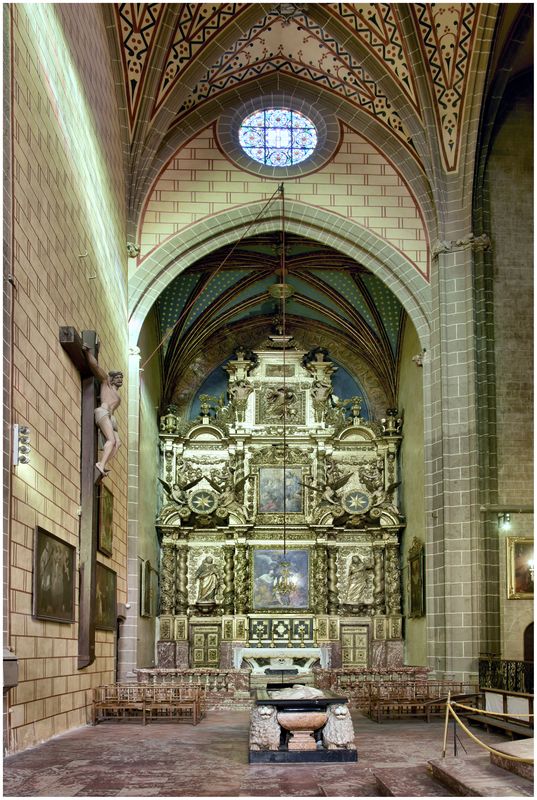 Retable de sainte Eulalie et de sainte Julie.