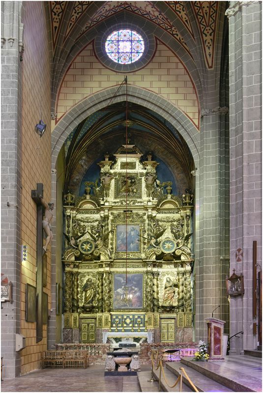 Retable de sainte Eulalie et de sainte Julie.